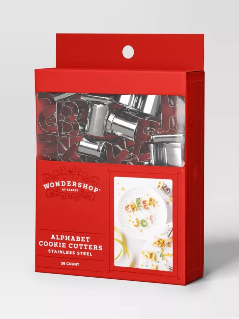 Wondershop Alphabet Cookie Cutter Set-NWT